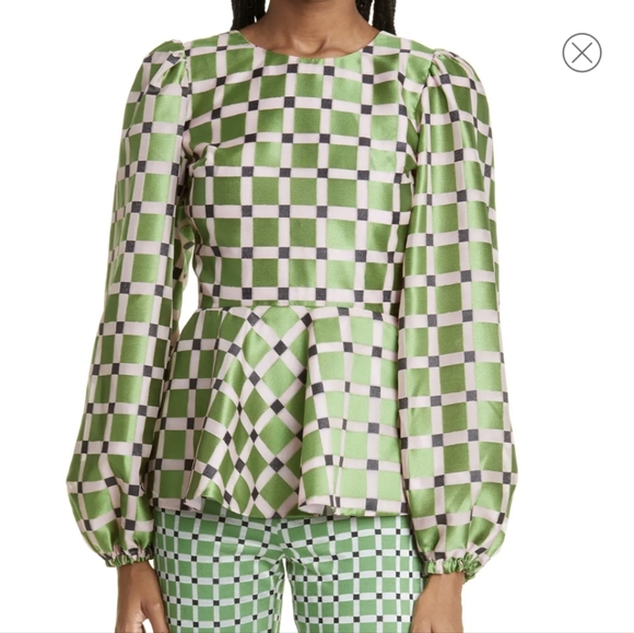 Stine Goya Lilac & Green Gara Top - Picture 2 of 7